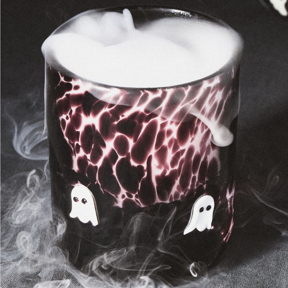 NEW Anthropologie Mystic Icon Juice Glass - Ghost (A)